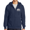NLV FRIENDS - Men's Tri-Blend Wicking Fleece Full- Zip Hooded Jacket – Image 4