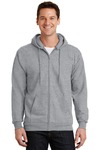 NLV FRIENDS - Men's Tri-Blend Wicking Fleece Full- Zip Hooded Jacket – Image 2